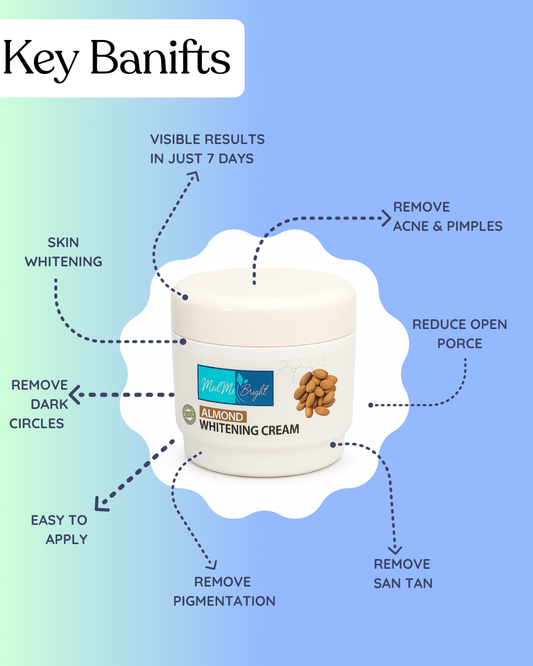 Makemebright almond whitening cream