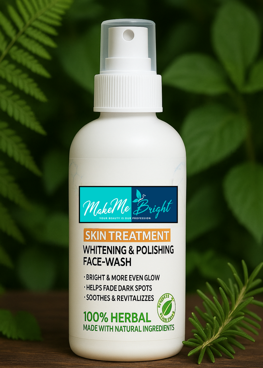 Makemebright skin treatment whitening polishing facewash