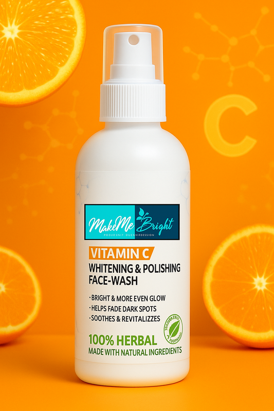 Makemebright vitamin c whitening polishing facewash